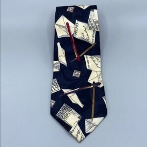 Envoy Letter Memo  Notes men's neck tie